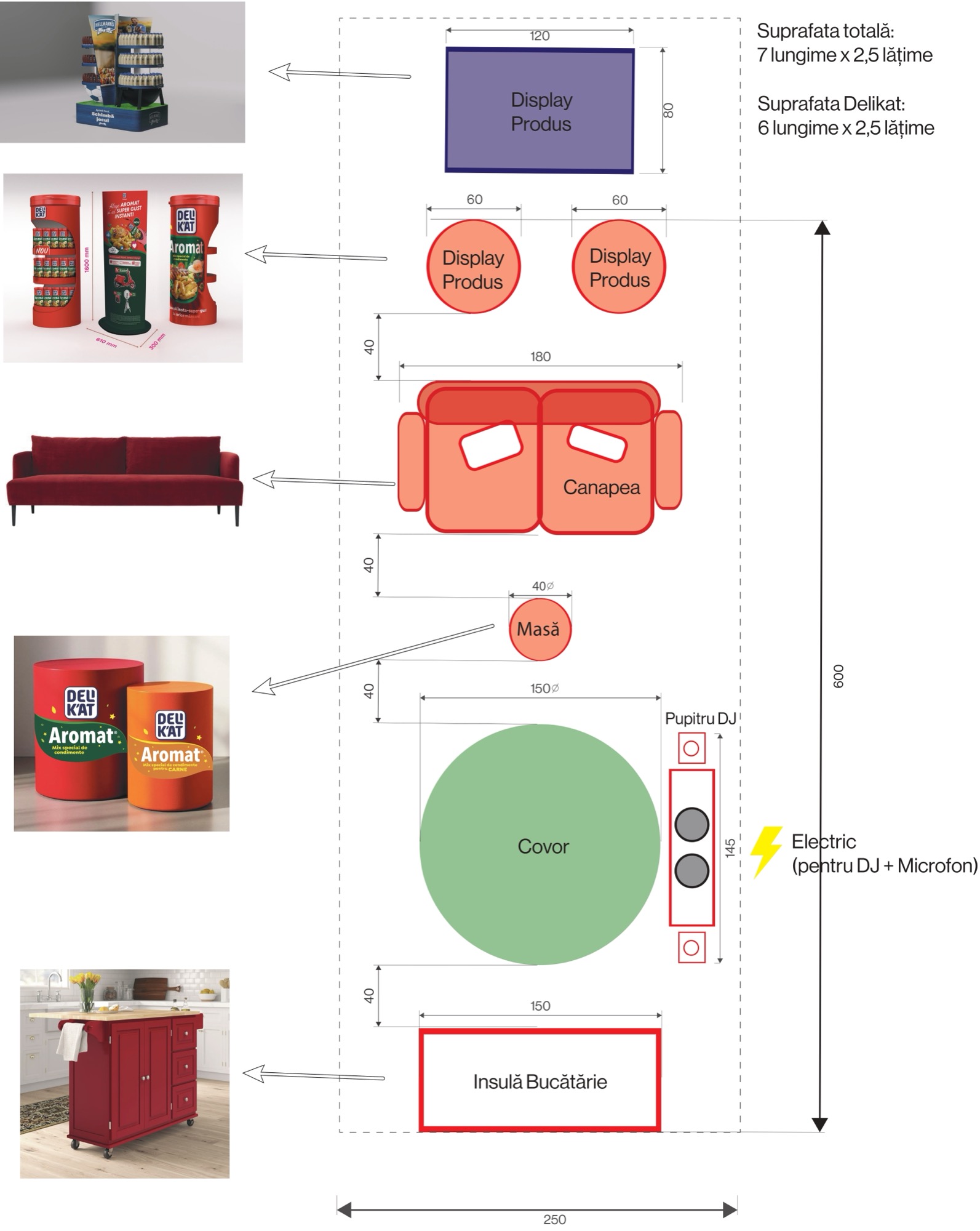 Brand Activation floor plan